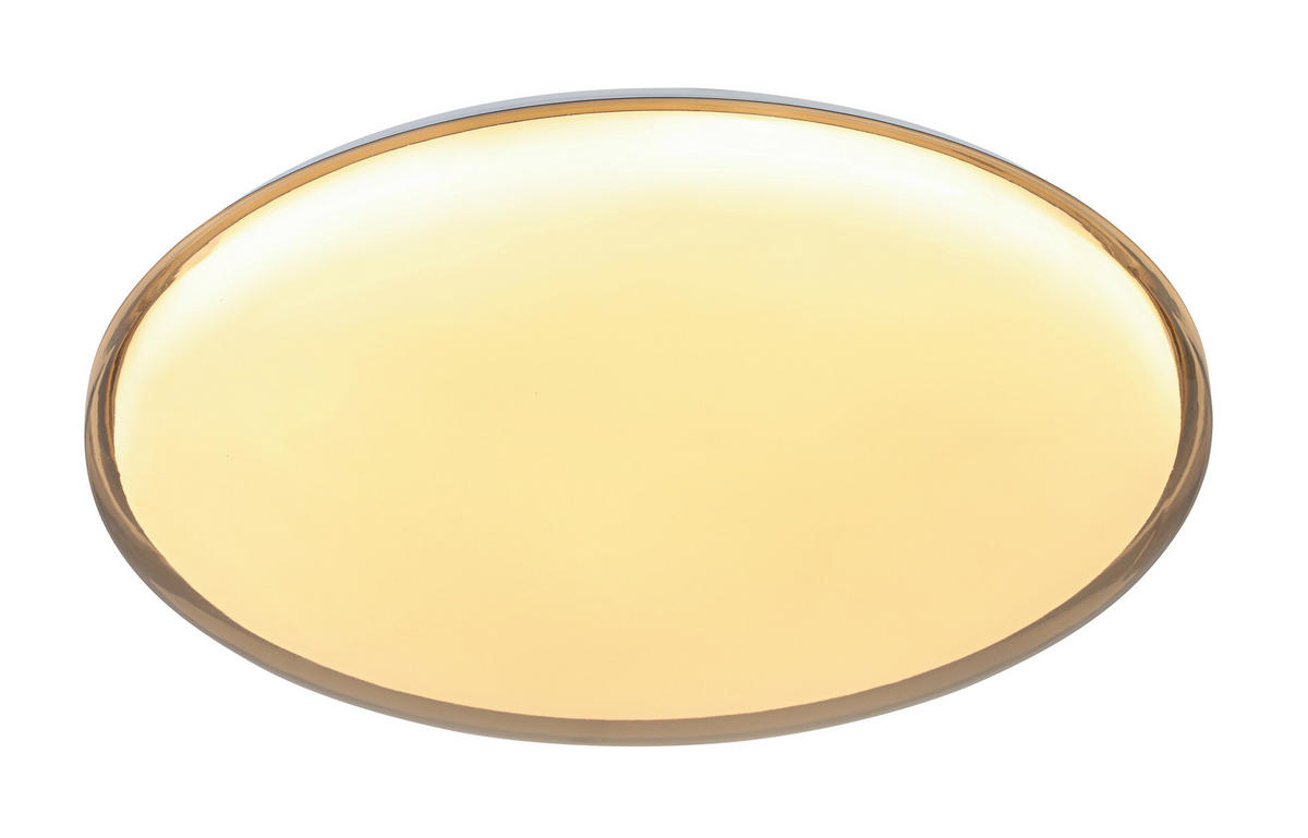 LED PLAFONJERA  - providno/bela, Trendi, metal/plastika (70/10cm) - Novel