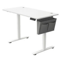SCHREIBTISCH 120/60/72-120 cm Weiß elektrisch höhenverstellbar  - Weiß, Basics, Holzwerkstoff/Kunststoff (120/60/72-120cm) - Boxxx