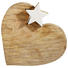 DEKOHERZ - Naturfarben/Weiß, Holz (22/22/3,5cm) DEKOHERZ - Naturfarben/Weiß, Holz (22/22/3,5cm)