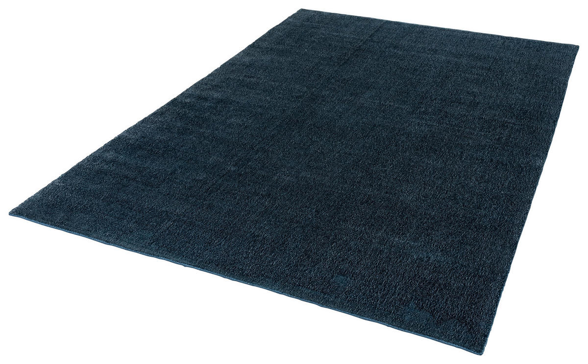 HANDWEBTEPPICH 140/200 cm Aura Blau  - Blau, KONVENTIONELL, Textil (140/200cm) - Schöner Wohnen