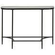 KONSOLENTISCH Schwarz  - Schwarz, Design, Glas/Metall (110/35/80cm) - Xora
