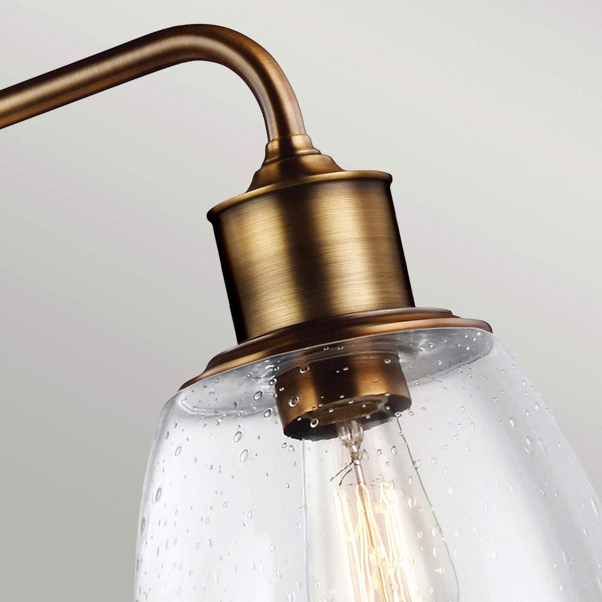KRONLEUCHTER 58/24/91 cm    - Messingfarben, Basics, Glas/Metall (58/24/91cm) - Elstead Lighting