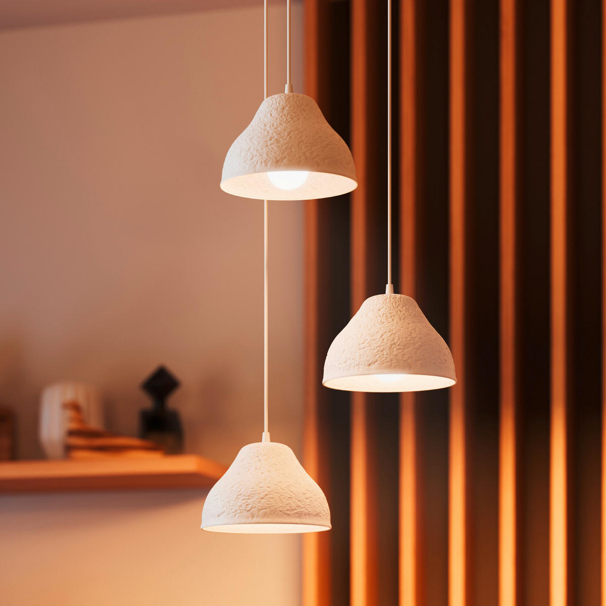 PENDELLEUCHTE 43,7/160,5 cm   - KONVENTIONELL, Papier/Metall (43,7/160,5cm) - Ledvance