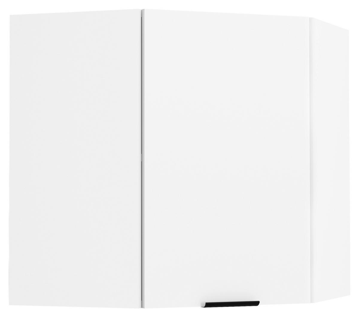 ECKOBERSCHRANK 57/60/57 cm  - Weiß, Trend, Holzwerkstoff/Kunststoff (57/60/57cm) - MID.YOU