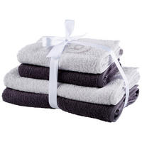 SET RUČNIKA 50/100 cm , siva  GINO  - siva, Basics, tekstil (50/100cm) - Bugatti