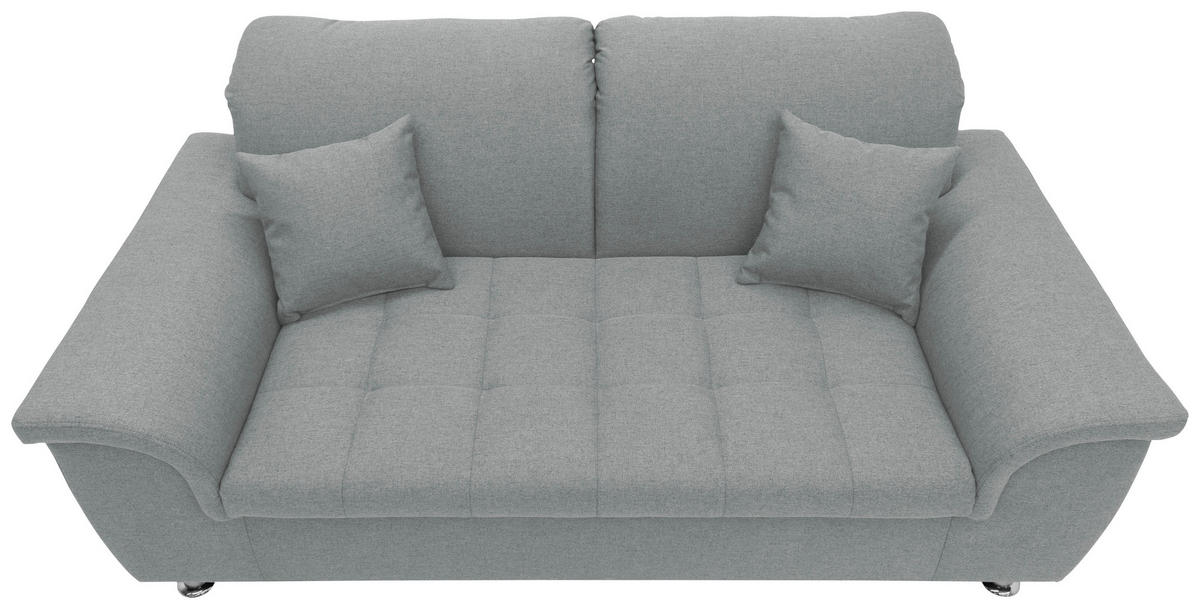 2-SITZER-SOFA in Webstoff Mintgrün  - Chromfarben/Mintgrün, KONVENTIONELL, Textil/Metall (190/81/105cm) - MID.YOU