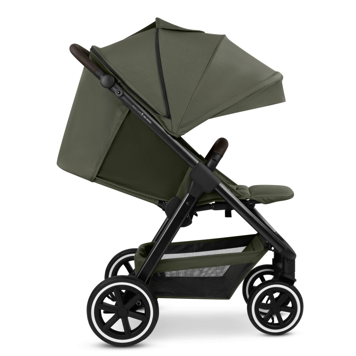 BUGGY Avus 2 Air  - Schwarz/Olivgrün, Basics, Textil/Metall (55,5/111/79,5cm) - ABC Design
