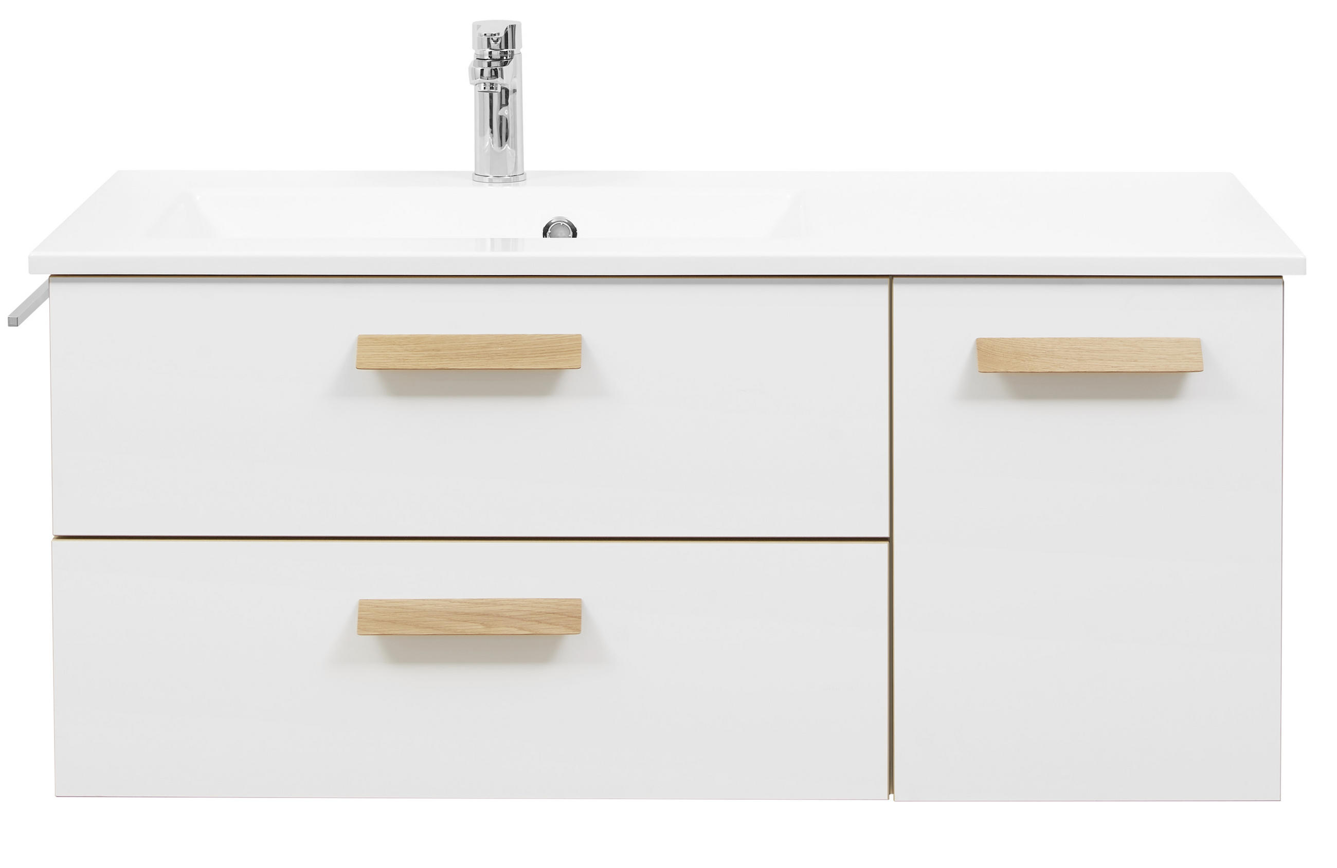 WASCHTISCHKOMBI 113 cm  - Weiß, KONVENTIONELL, Naturmaterialien/Holz (113cm) - Dieter Knoll