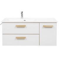 WASCHTISCHKOMBI 113 cm  - Weiß, KONVENTIONELL, Naturmaterialien/Holz (113cm) - Dieter Knoll