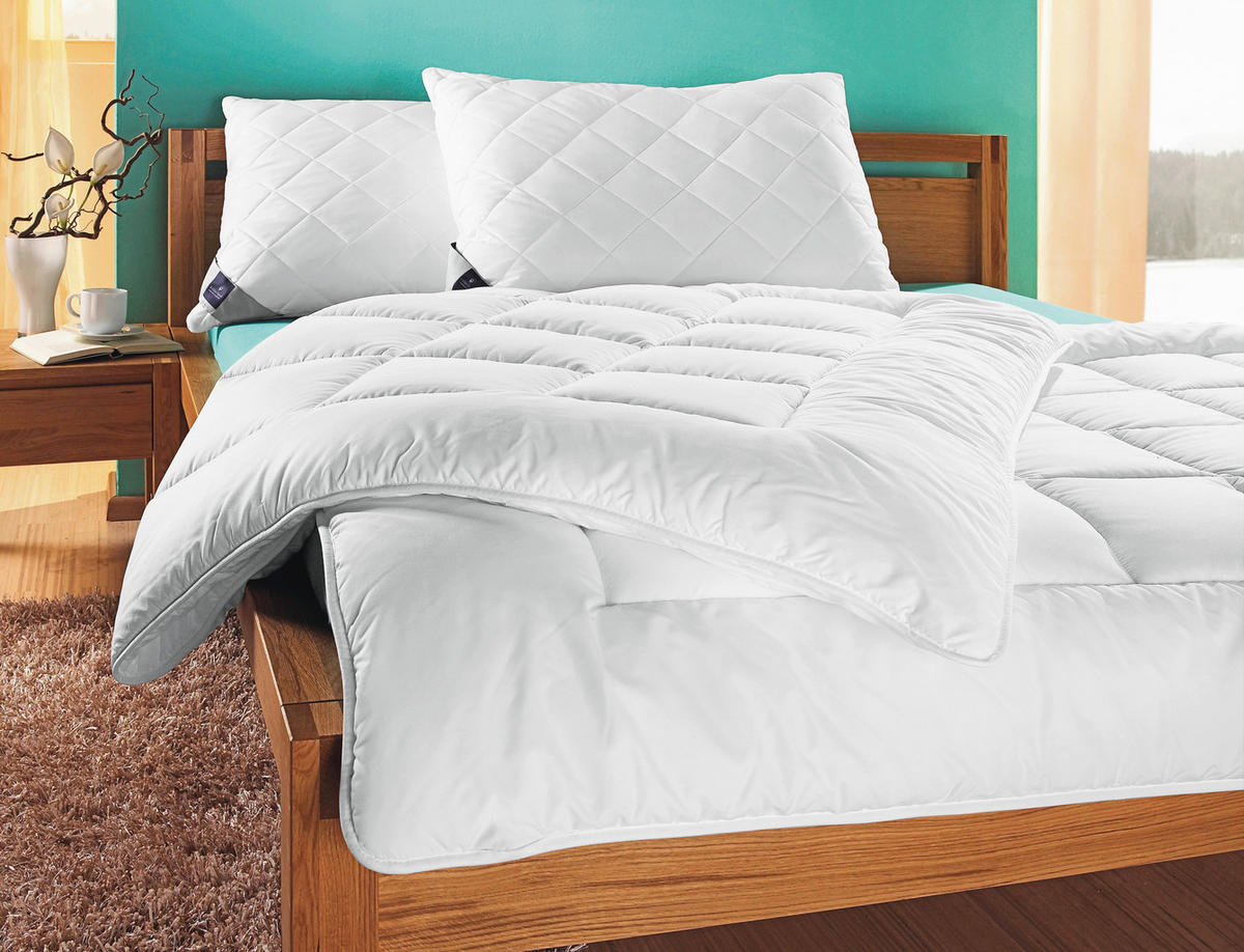 PROŠIVENI JASTUK  60/80 cm       - bela, Konvencionalno, tekstil (60/80cm) - Billerbeck