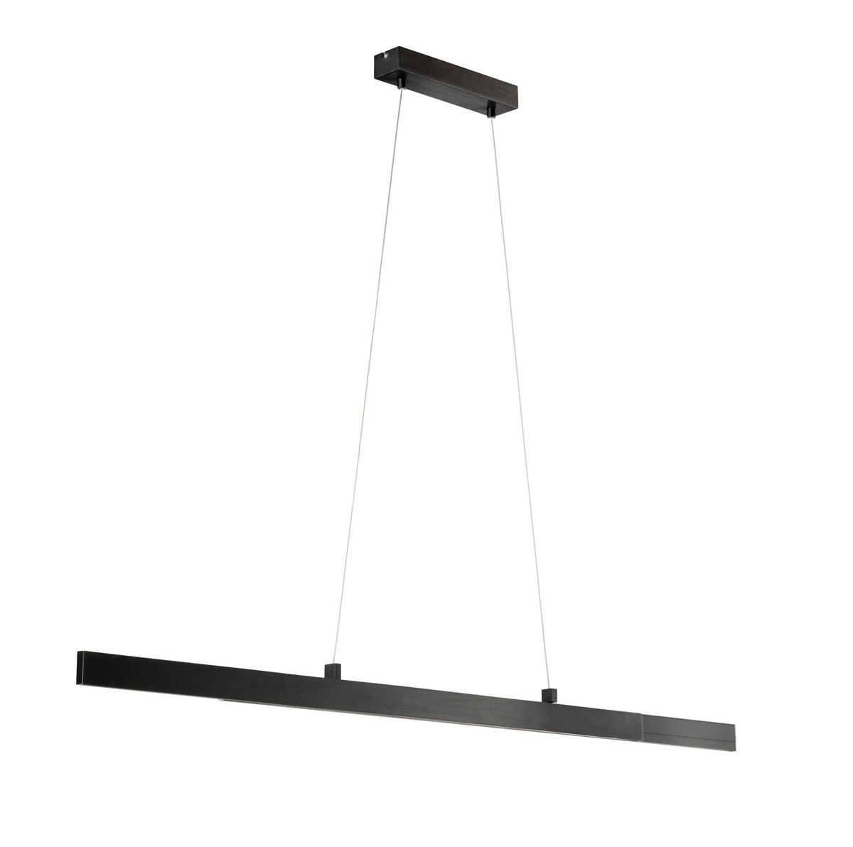 LED-HÄNGELEUCHTE 110-140/6/140 cm    - Anthrazit, Design, Metall (110-140/6/140cm) - Fischer & Honsel