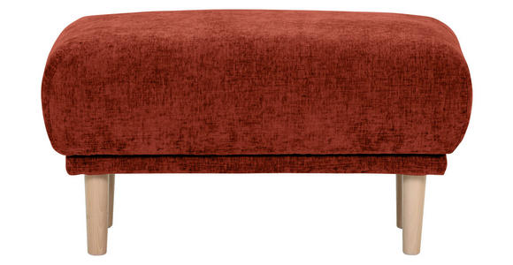HOCKER Flachgewebe Rostfarben - Rostfarben, KONVENTIONELL, Holz/Textil (88/49/62cm) - Carryhome