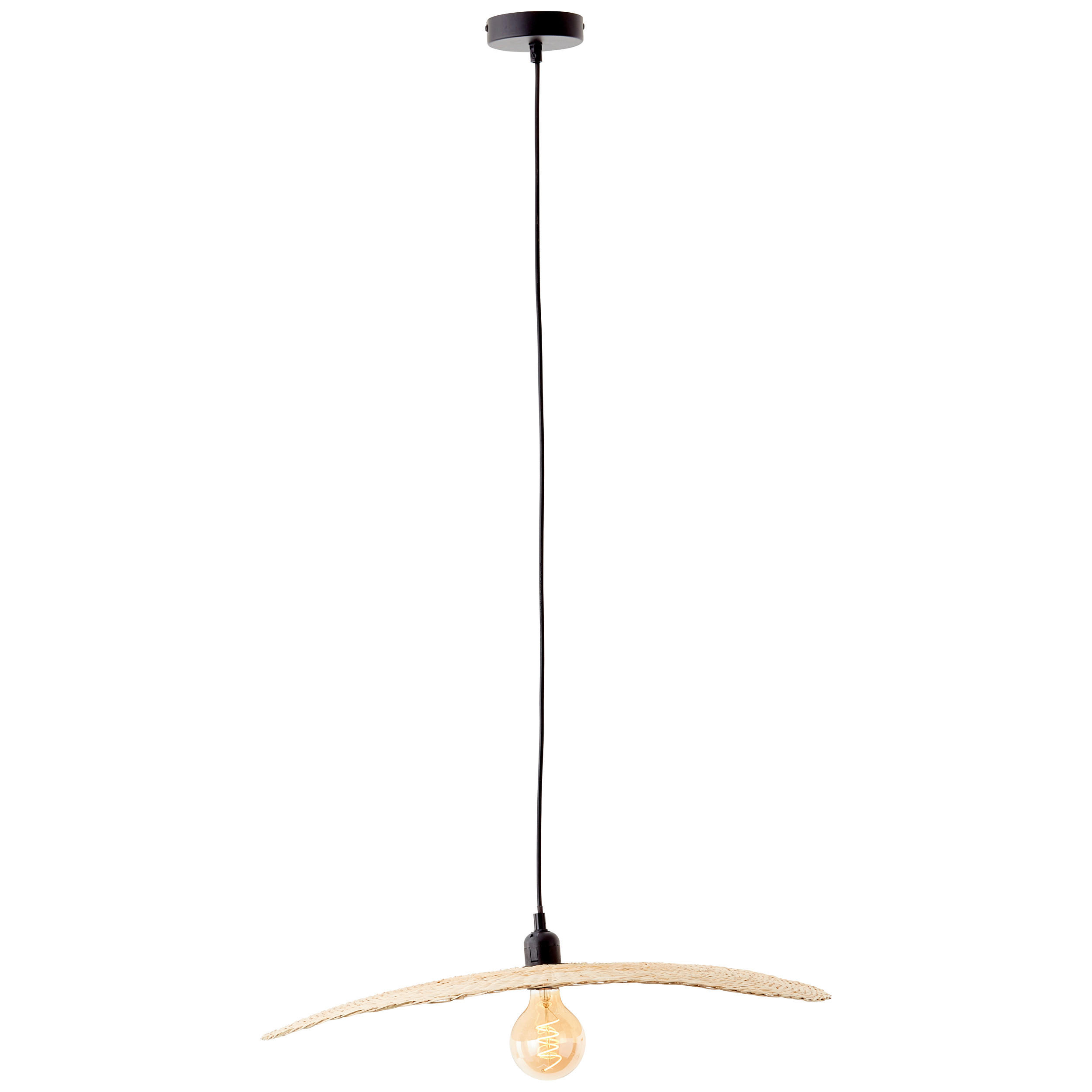 SVJETILJKA VISEĆA     60/120/60 cm   Jefter  - prirodne boje/crna, Basics, prirodni materijali (60/120/60cm)