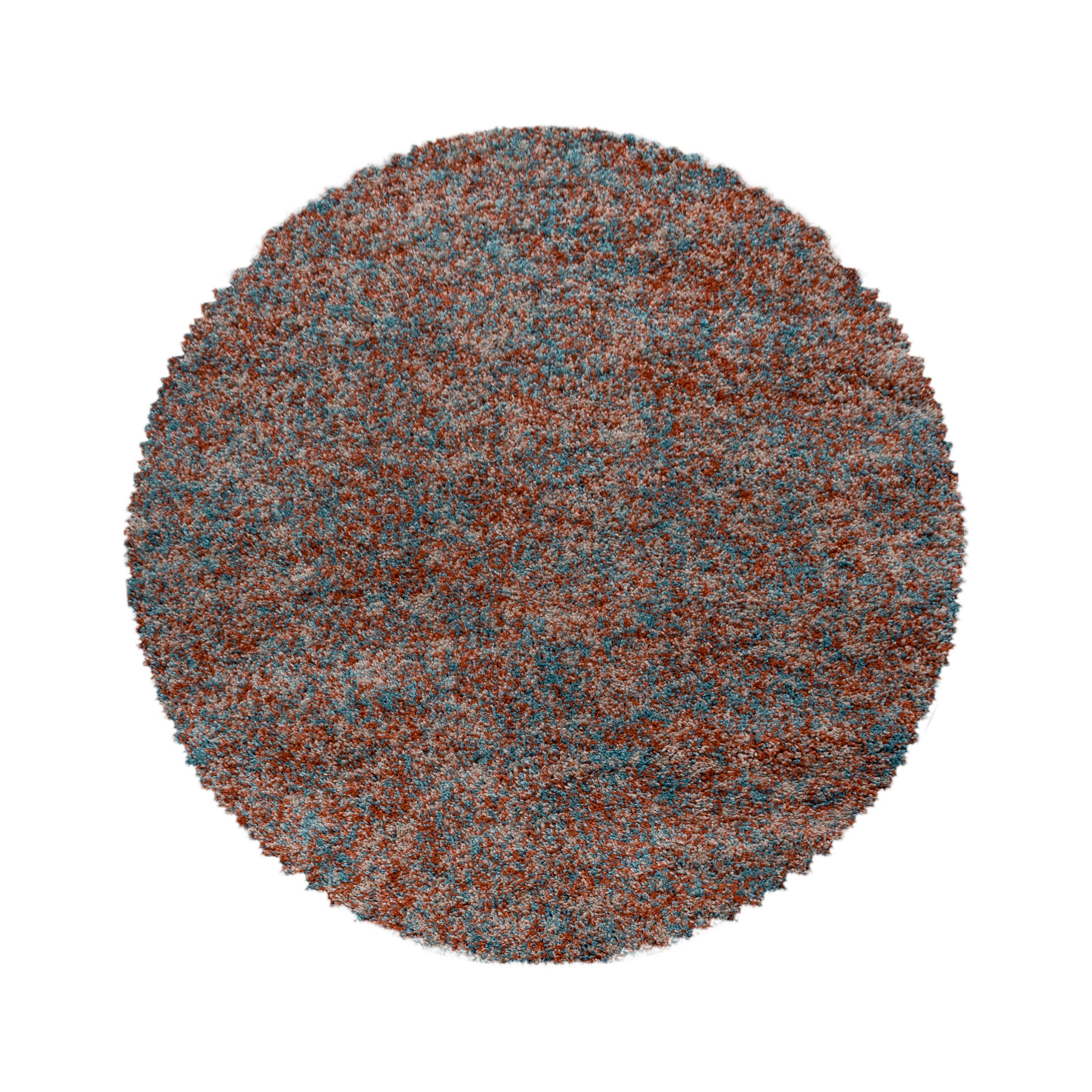 HOCHFLORTEPPICH 160/160 cm Enjoy Terracotta  - Terracotta, KONVENTIONELL, Textil (160/160cm) - Novel