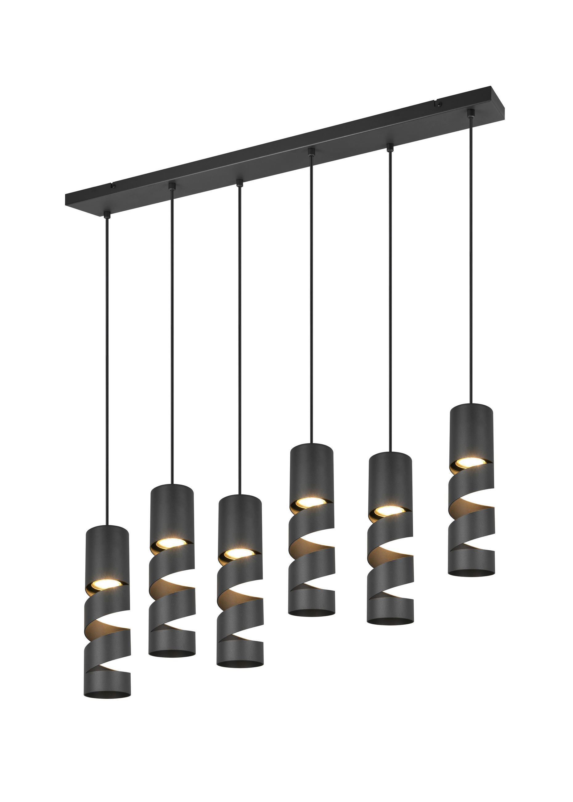 PENDELLEUCHTE 100/14/150 cm - Schwarz, Konventionell, Metall (100/14/150cm) - Trio Leuchten