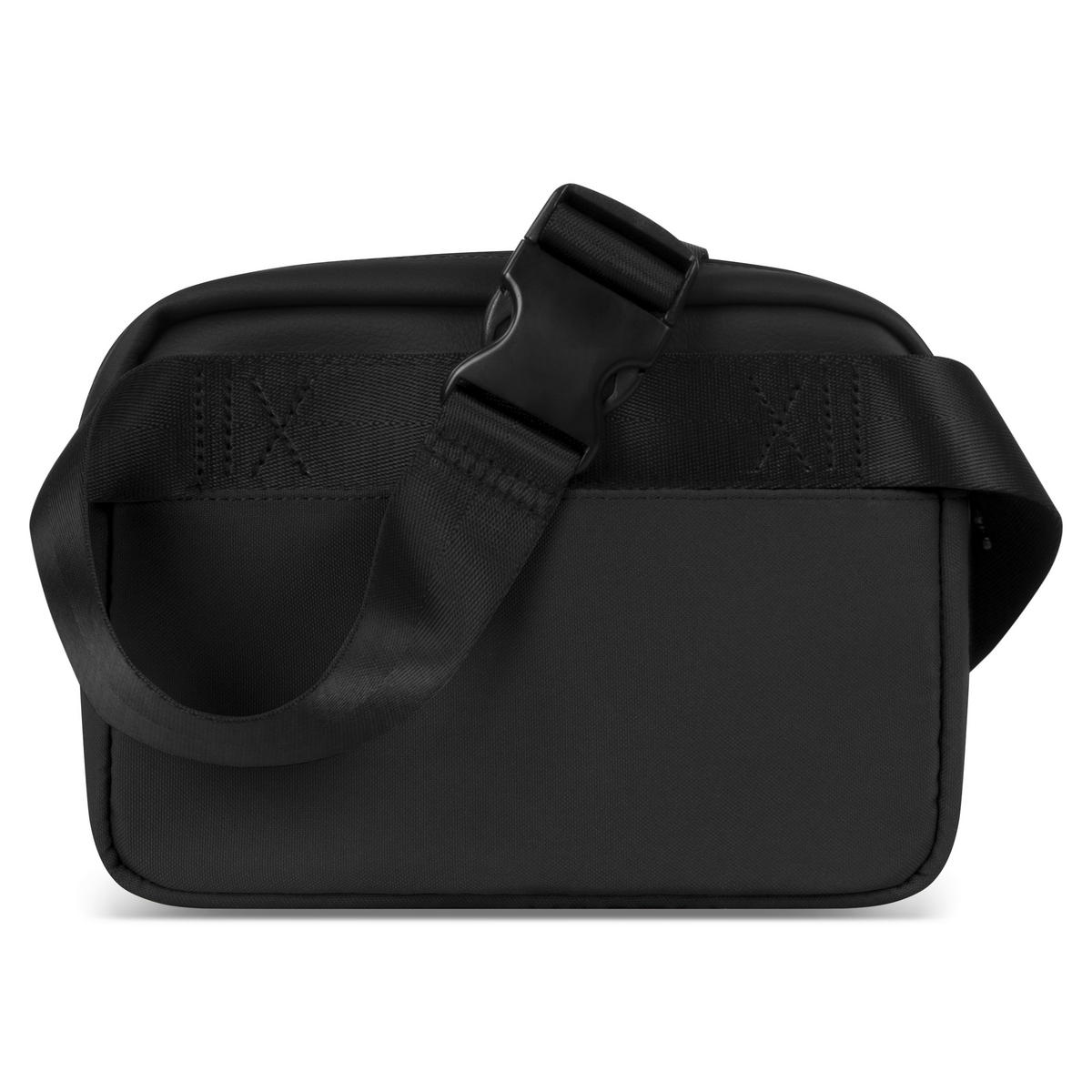 SCHULTERTASCHE - Schwarz, Basics, Textil (6/22,5/15cm) - ABC Design