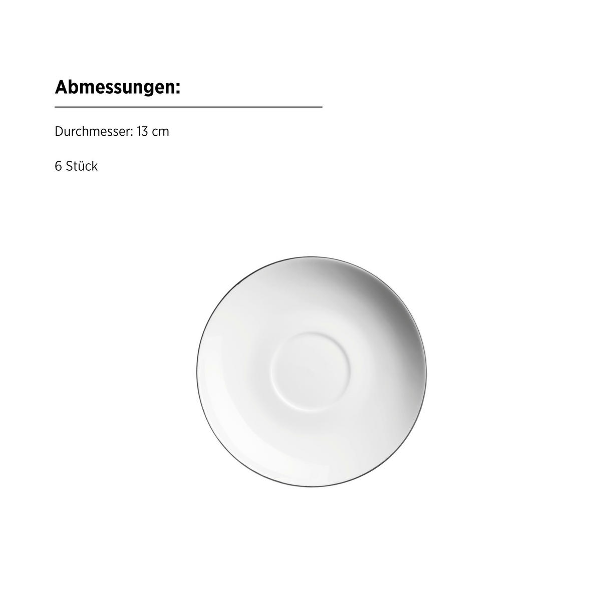 TASSENSET FELISE 12-teilig  - Weiß, Basics, Keramik - Mäser