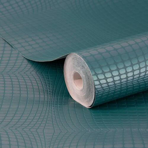 NON WOVEN-TAPET 52/1000 cm  - grön, Basics, papper/plast (52/1000cm)