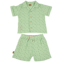 BABYBEKLEIDUNGSSET 2-teilig  - Grün, Natur, Textil (68null) - Avelia