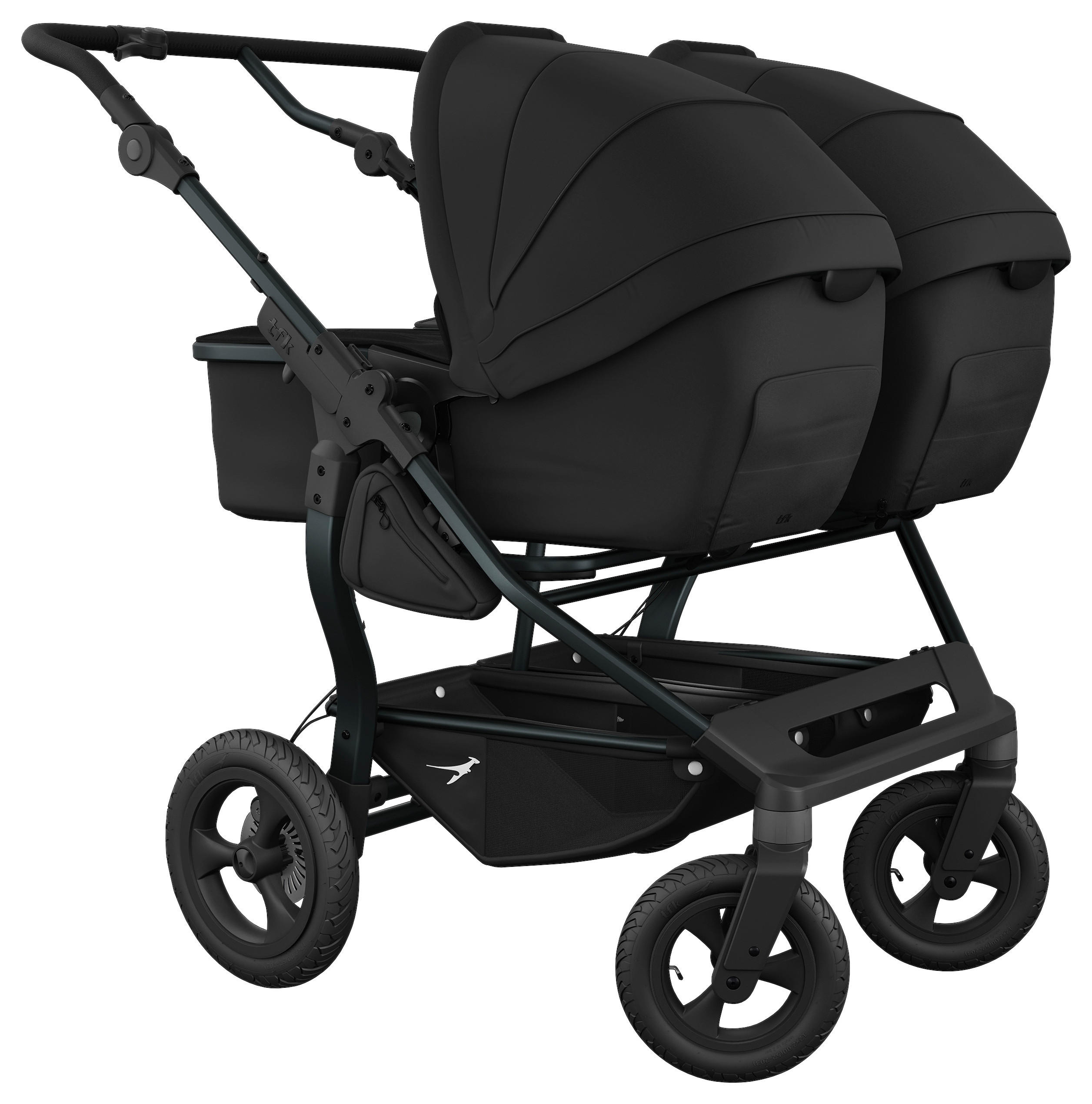 ZWILLINGSWAGEN  - Anthrazit, Basics, Metall (78,5/110/108cm) - TFK