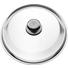 DECKEL - Klar/Edelstahlfarben, Design, Glas/Metall (28cm) - WMF