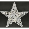 DEKOSTERN  - Silberfarben, Basics, Metall (30/30cm) - X-Mas