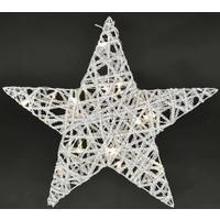 DEKOSTERN  - Silberfarben, Basics, Metall (30/30cm) - X-Mas