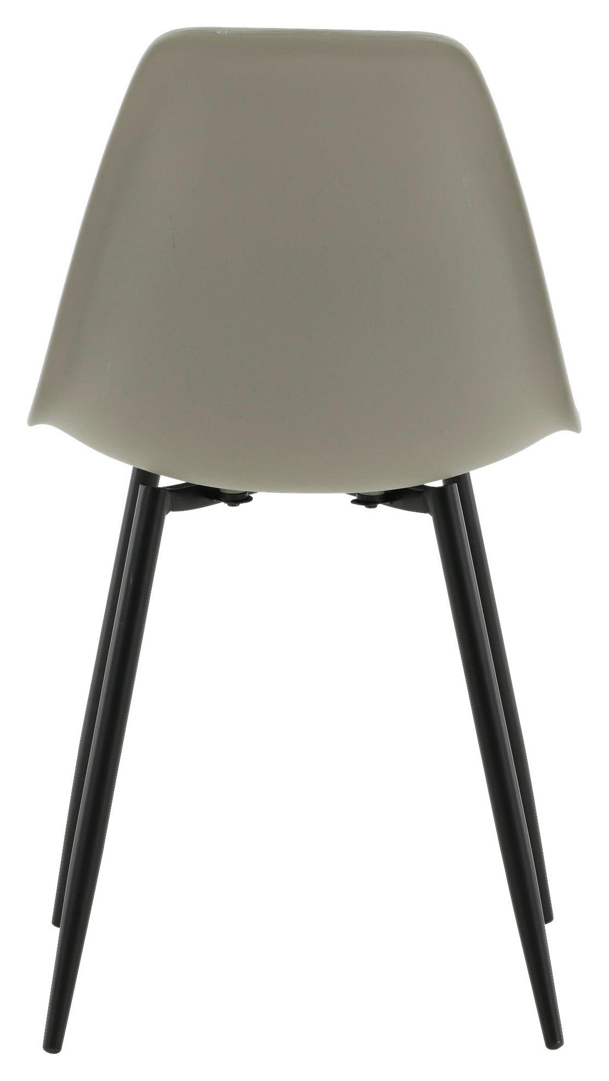 STOLSET 2 styck stål matt  - svart/grå, Design, metall/plast (45,5/81/58cm) - Livetastic