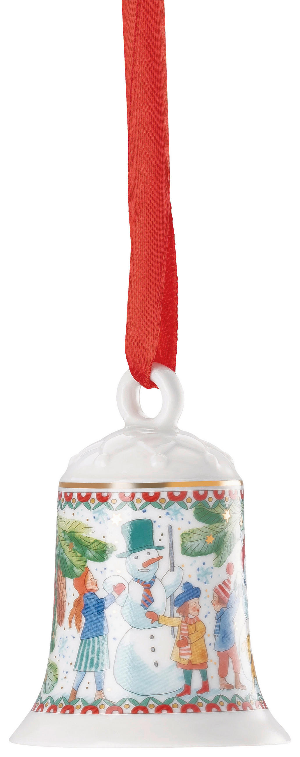 CHRISTBAUMKUGEL 2025 - Weihnachtsspiele  - Multicolor, Basics, Keramik (5,3/7,5cm) - Hutschenreuther