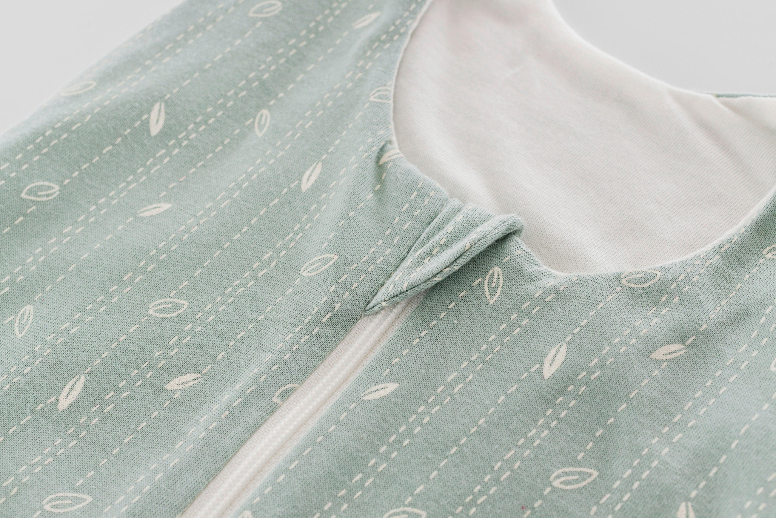 BABYSCHLAFSACK LIEBMICH   92 cm    - Mintgrün, Basics, Textil (92cm) - Träumeland