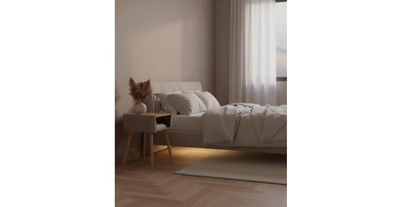 NACHTKÄSTCHEN 40/54,5/39 cm  in massiv Kiefer Naturfarben, Beige  - Beige/Naturfarben, Design, Holz/Holzwerkstoff (40/54,5/39cm) - Xora