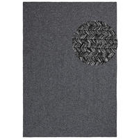 OUTDOORTEPPICH 80/150 cm Braided Anthrazit  - Anthrazit, Design, Kunststoff (80/150cm)