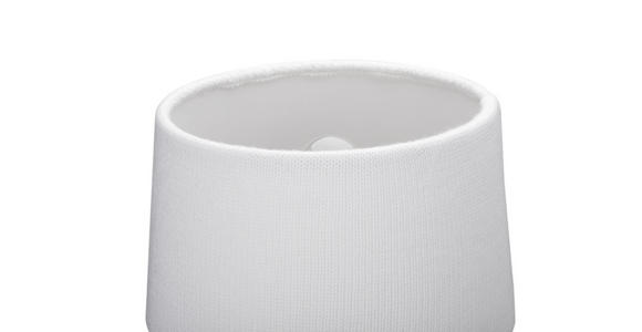 TISCHLEUCHTE 33/30/53 cm - Weiß, LIFESTYLE, Kunststoff/Textil (33/30/53cm) - Novel