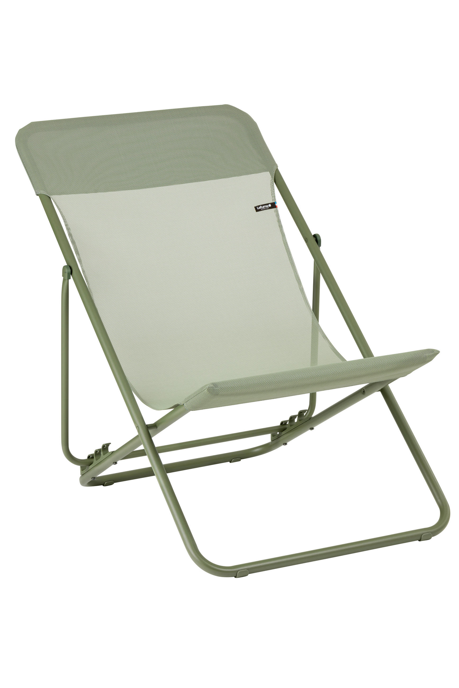 STRANDSTUHL Stahl Waldgrün  - Waldgrün, Basics, Textil/Metall (62/77-91/76-82cm) - Lafuma Mobilier