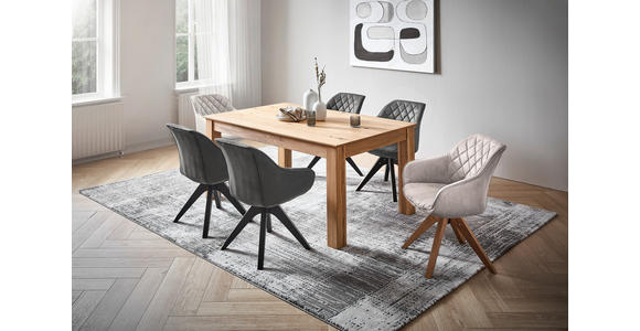 ESSTISCH Eichefarben rechteckig  ausziehbar  - Eichefarben, KONVENTIONELL, Holz (160-260/100/76cm) - Linea Natura