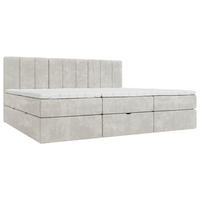 FAMILIENBETT - Beige/Schwarz, Design, Holzwerkstoff/Kunststoff (210/200cm) - Esposa