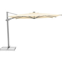 AMPELSCHIRM 300 cm  - Ecru/Silberfarben, Basics, Textil/Metall (300/300cm) - Suncomfort by Glatz