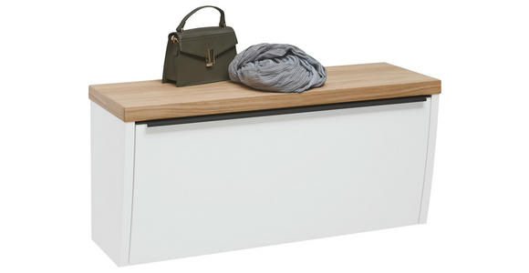 GARDEROBE 4-teilig  in 270/187/31 cm  - Eichefarben/Weiß, Design, Holz/Holzwerkstoff (270/187/31cm) - Dieter Knoll