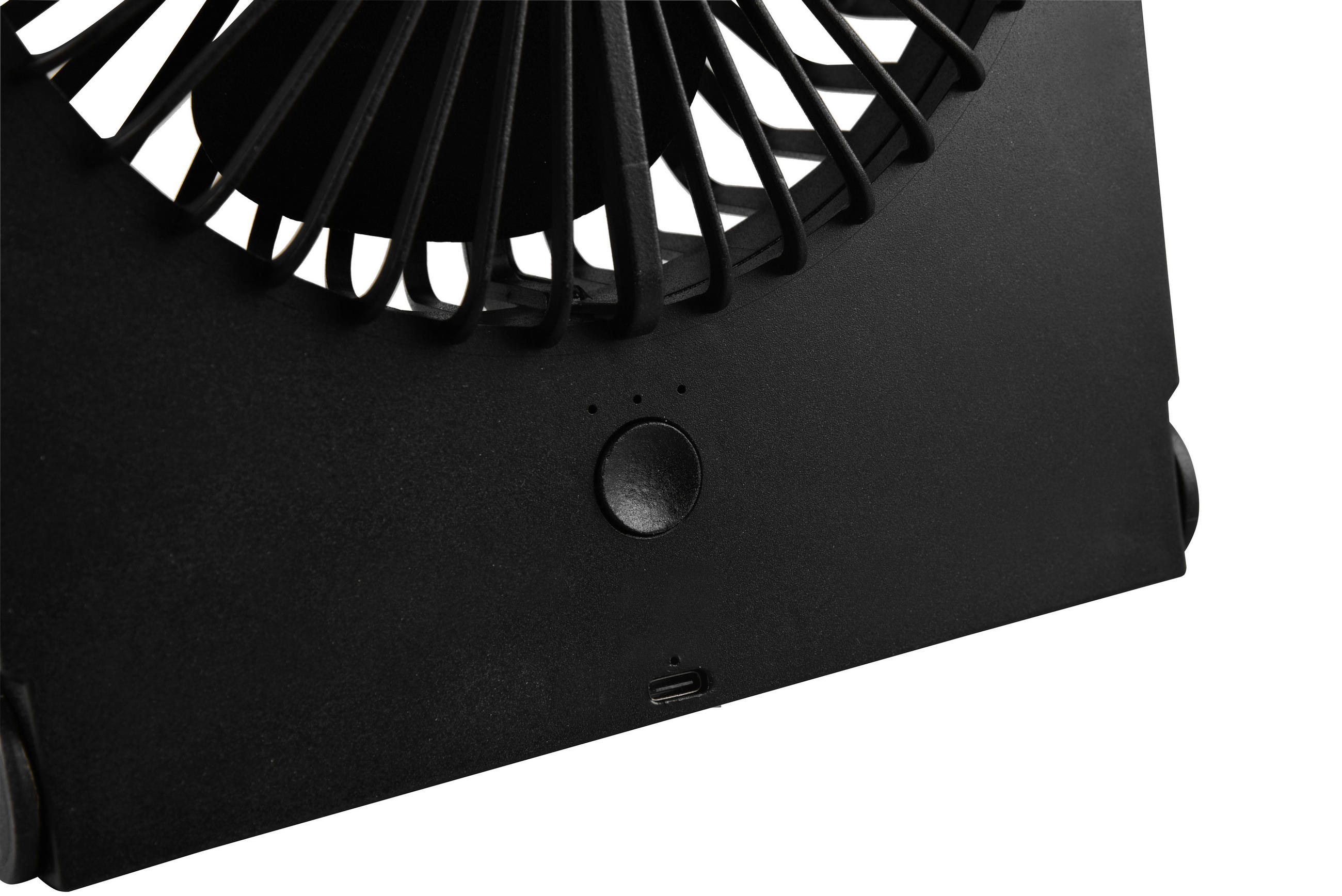 TISCHVENTILATOR - Schwarz, Trend, Kunststoff (19/10,5/23cm)