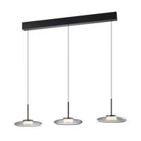 LED-HÄNGELEUCHTE Felis   - Schwarz, Basics, Glas/Metall (105cm) - Novel