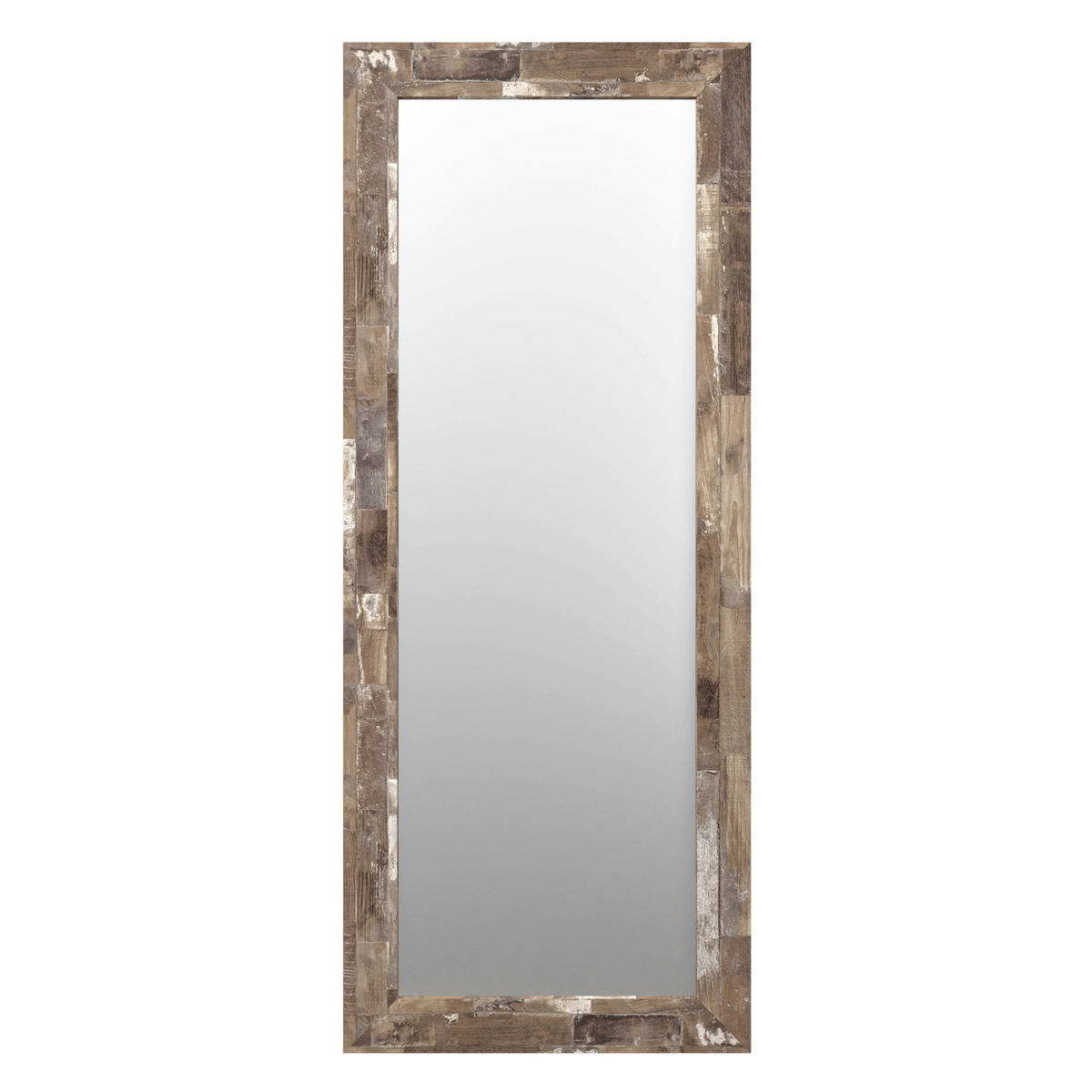 SPIEGEL  56/148 cm   in rechteckig  - Basics, Glas/Holz (56/148cm)