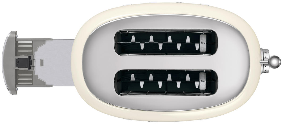 TOASTER  - Creme, Basics, Metall (31/20/20cm) - SMEG
