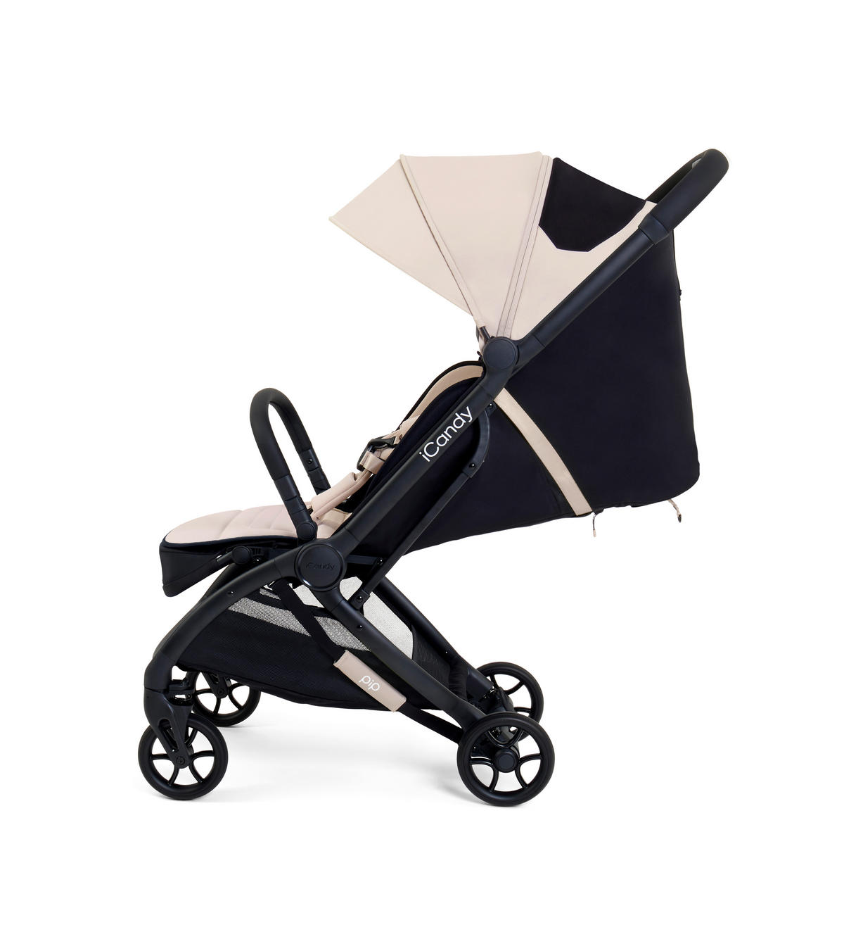 KIŠOBRAN KOLICA  PIP  - boje sedefa/crna, Basics, tekstil/metal (104.5/44/67cm) - ICANDY