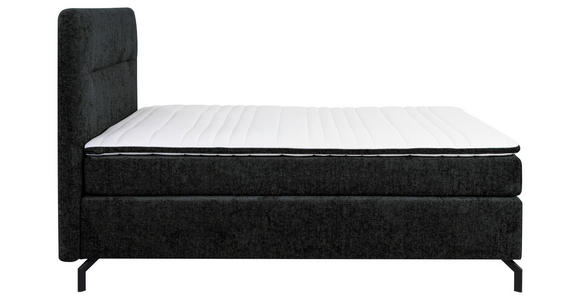 BOXSPRINGBETT 140/200 cm  in Schwarz  - Schwarz, Design, Textil/Metall (140/200cm) - Esposa