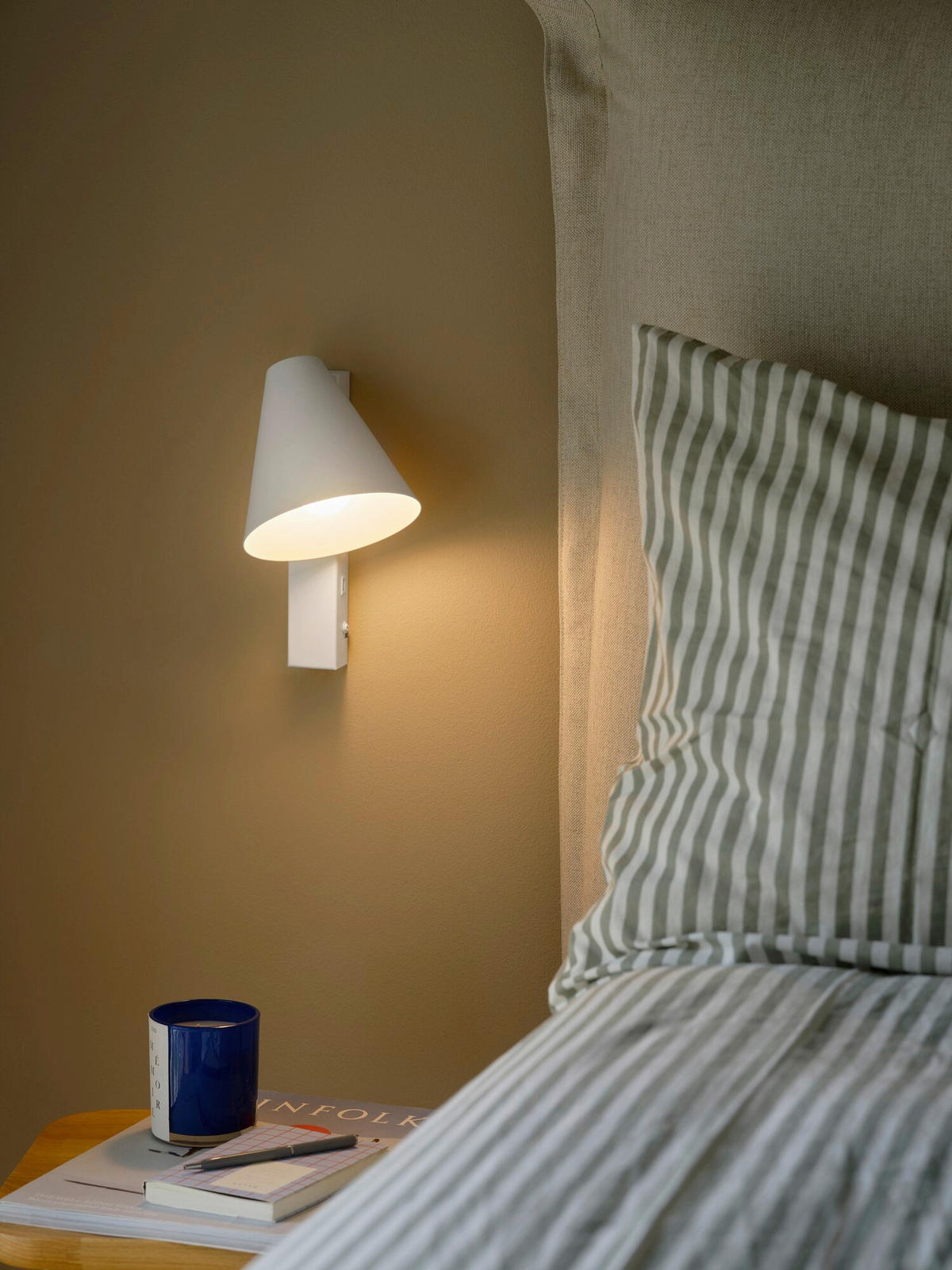 WANDLEUCHTE Wilmer 13,7/15,9/24,5 cm  - Weiß, Design, Metall (13,7/15,9/24,5cm) - Nordlux