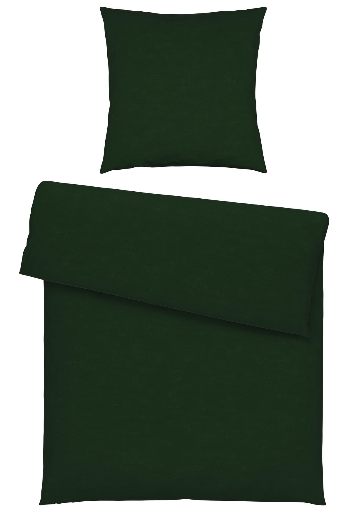 BETTWÄSCHE Renforcé 135/200 cm  - Dunkelgrün, Textil (135/200cm) - Esposa