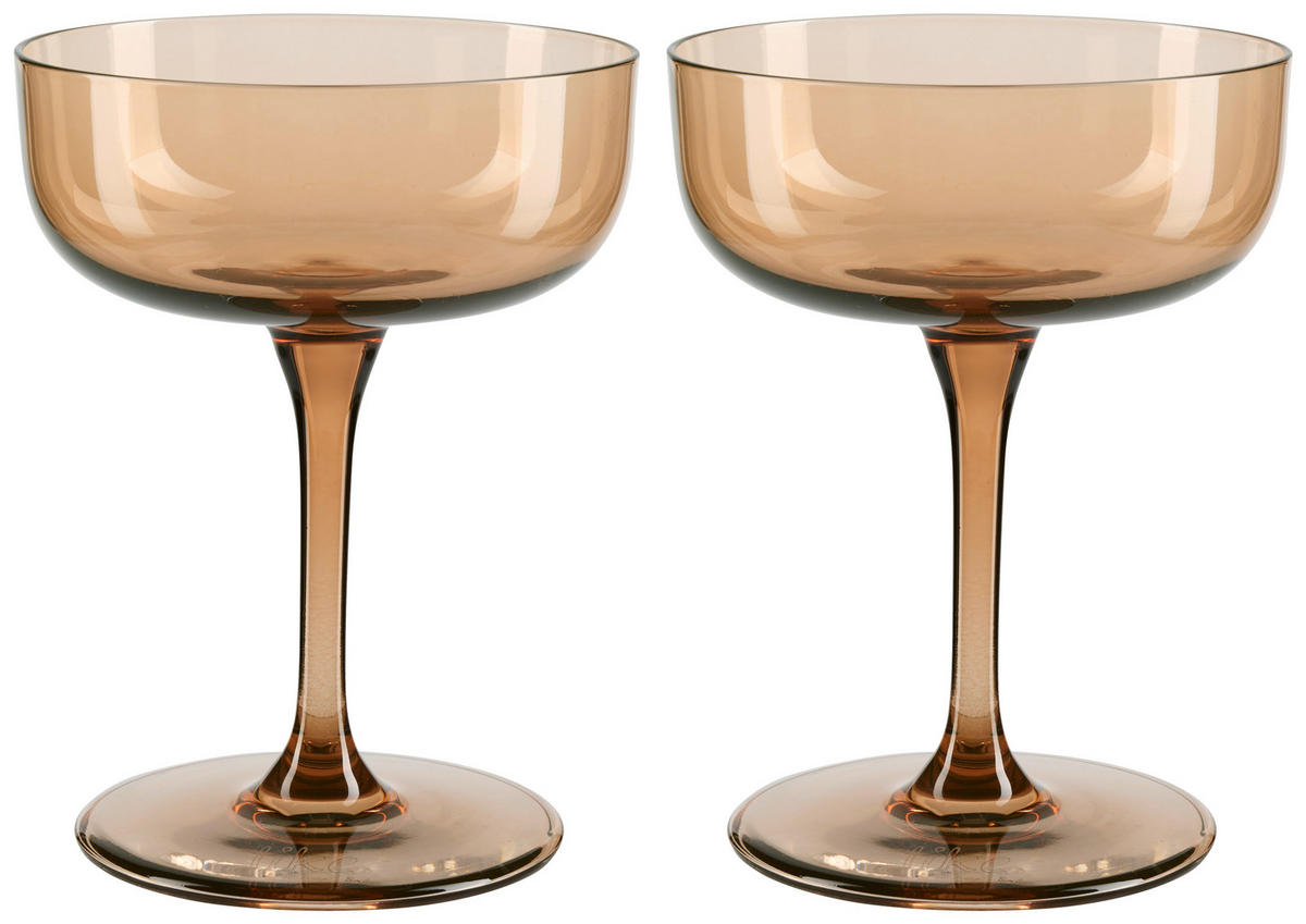 SEKTGLAS 100 ml 2-teilig  - Braun, Design, Glas (100ml) - like.Villeroy & Boch