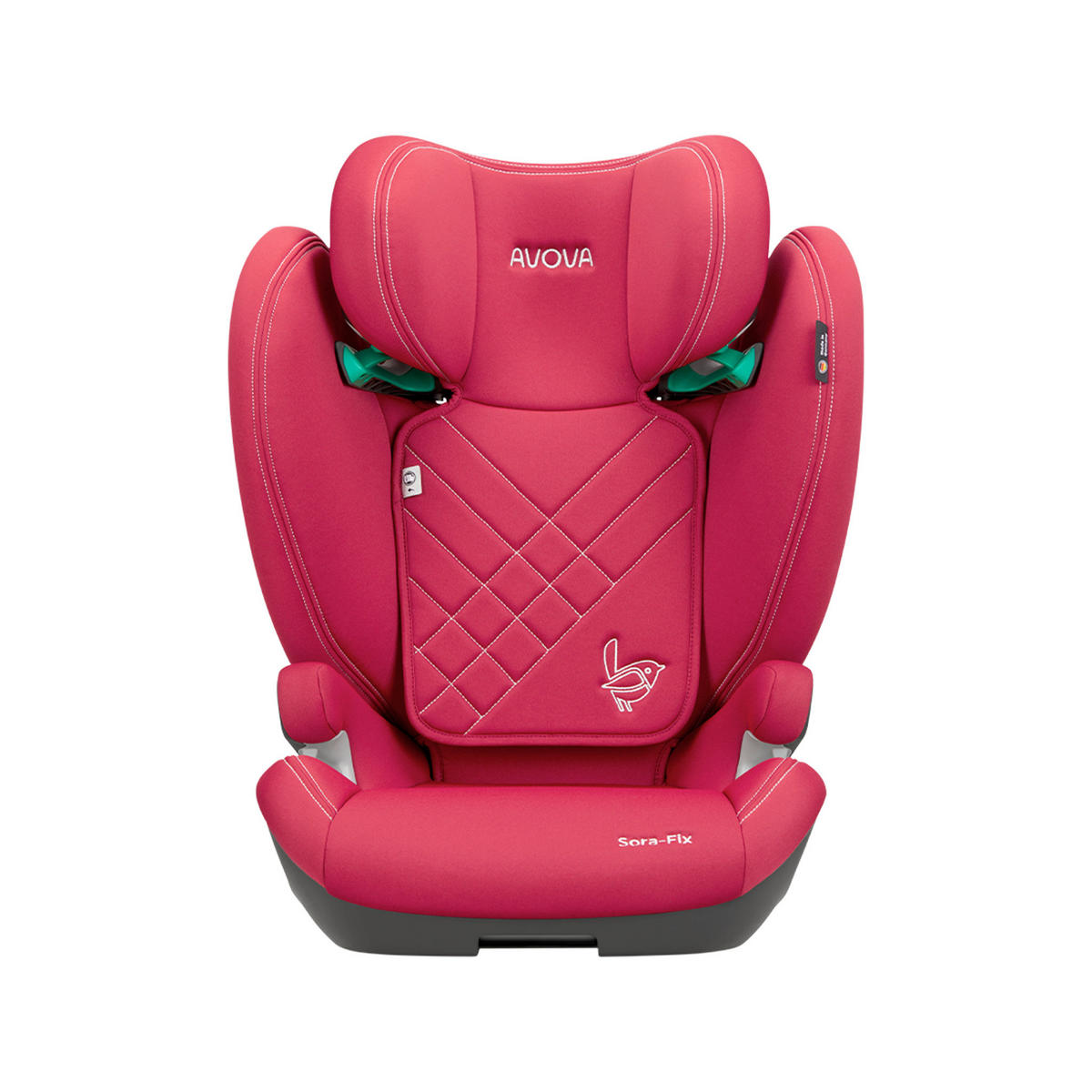 KINDERAUTOSITZ Sora Fix  - Pink, Basics, Kunststoff/Textil (52/41,5/63 - 83cm) - AVOVA