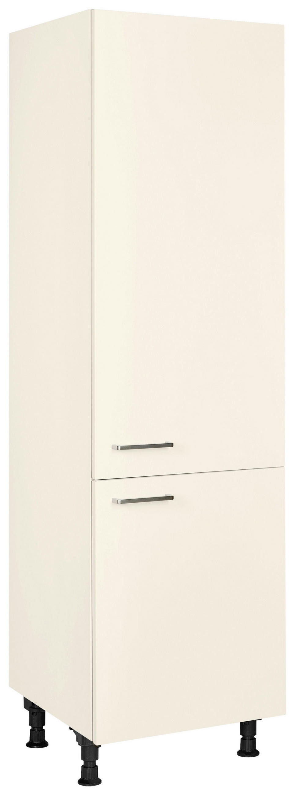 GERÄTEUMBAUSCHRANK 60/216,6/58 cm in Magnolie - Edelstahlfarben/Magnolie, MODERN, Holzwerkstoff/Metall (60/216,6/58cm) - Nobilia