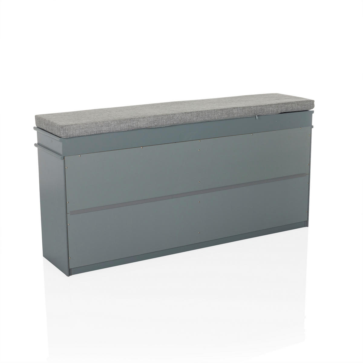 SCHUHSCHRANK  in  - Silberfarben/Grau, MODERN, Holzwerkstoff/Metall (104/52/24cm) - MID.YOU